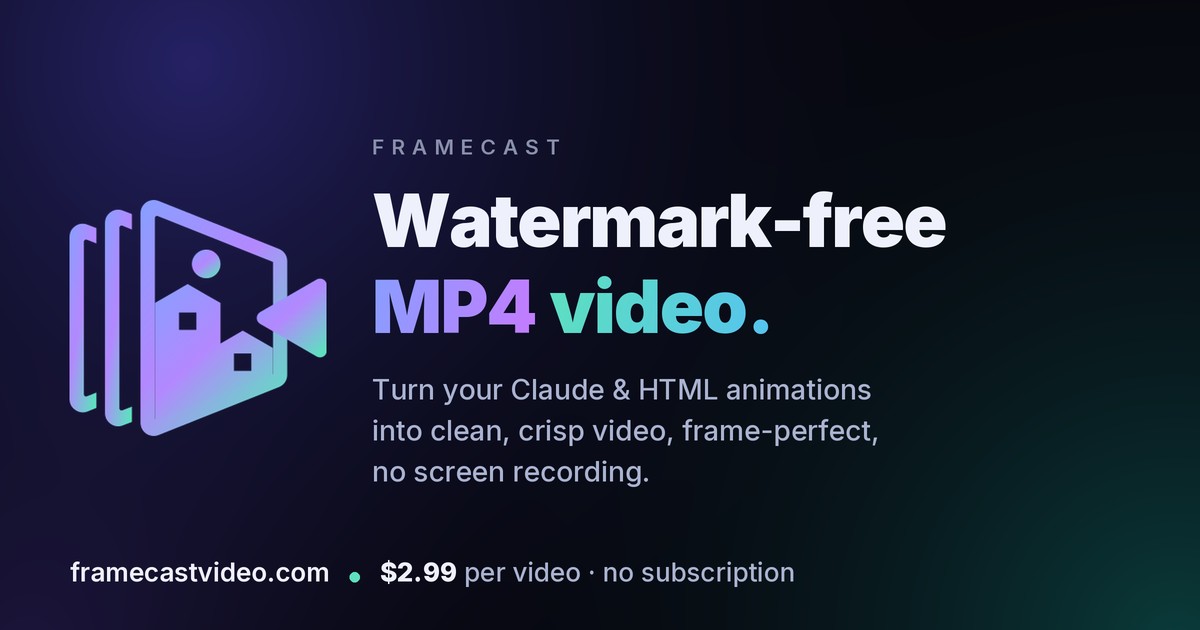 Framecast screenshot
